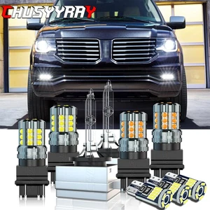 For Lincoln Navigator 07-14 LED Headlights High/Low Beam + Turn Signal Bulbs Kit - Picture 1 of 14