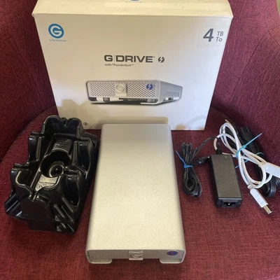 Sandisk G-Drive 4TB Thunderbolt 2 USB 3 External Hard Drive - Image 1 of 4