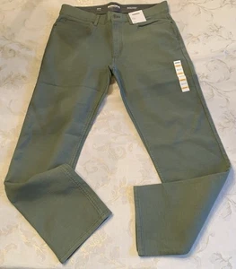 Sonoma Olive Green Men’s 36 X 32 5-Pocket Straight Type Pants - Picture 1 of 4
