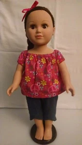 18" Inch Doll Clothes 2 Piece Outfit Fits American Girl & Our Generation - Picture 1 of 3