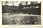 Children Play Waterfall Dam Rockwell's Cottage Burlingham New York Postcard