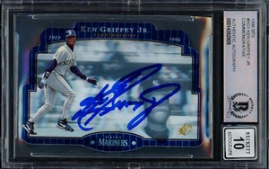 Ken Griffey Jr. 1996 Upper Deck SPX Card Gem 10 Auto Beckett 14392909