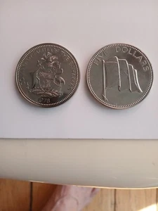 1978 Bahamas Frankin Mint 5 Dollars Auswahl PP wie Kupfer - Nickel Münze - Bild 1 von 10