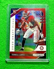 TERRELL LEWIS RED PRIZM ROOKIE CARD LOS ANGELES RAMS RC 2020 PANINI PRIZM DP RC 