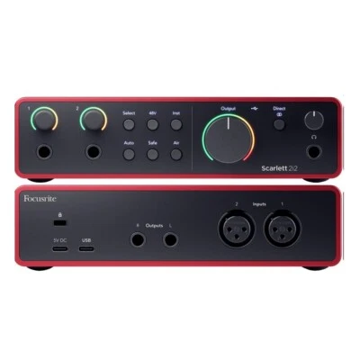 FOCUSRITE SCARLETT 2i2 (4th Gen) 2x2 USB Audio Recording Interface with Software - Image 1 of 4