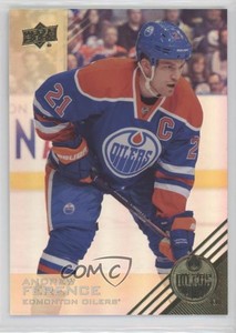 2013-14 Upper Deck Edmonton Oilers Rainbow Foil Andrew Ference #90