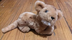 Vintage Retro ©1977 Lion Cub Plush Stuffed Toy Animal Cat Spots Dakin and Co - Bild 1 von 9