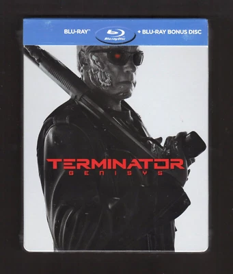 TERMINATOR GENISYS BLURAY STEELBOOK SPANISH LANGUAGE ARTWORK W/ BOXED SHIP - NEW - Image 1 of 3