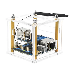 Acrylic Enclosure Clear Shell Case Part W/ Cooling Fan For Orange Pi Zero 3 - Picture 1 of 13
