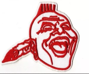 Atlanta Braves FACE Vintage Style Patch Bügelbild Logo Baseball Indianer - Bild 1 von 1