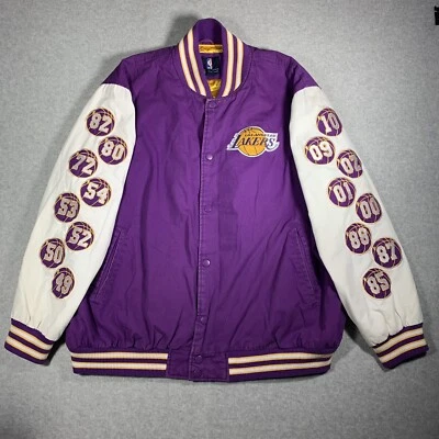 NBA Finals Champions Los Angeles Lakers Bomber Jacket Size 3XL GIII Sports - Image 1 of 4
