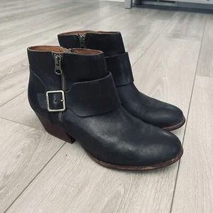 Kork Ease Isa Black Ankle Boot 10 - Picture 1 of 10