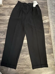 Neu mit Etikett Damen 119 $ Jones New York Größe 10 schwarz Viskose KLEIDERHOSE 262 - Bild 1 von 4