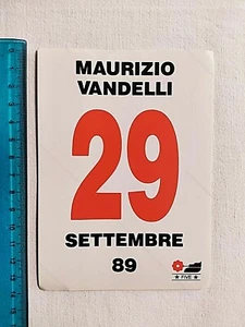 Adhesive Maurizio V. Vintage Years 80 80s Old Sticker Autocollant Kleber - Picture 1 of 1