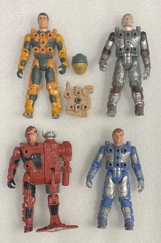 Vintage 1986 Kenner Centurions Lot - Dr. Terror, Ace McCloud, Jake Rockwell + Cover