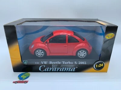 Cararama VW Beetle Turbo S 2002, modello scala (1:24 - 1:25), vintage (1872) - Immagine 1 di 4