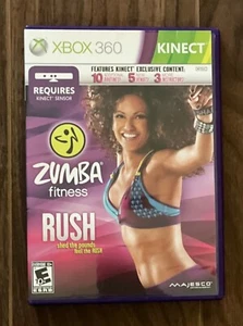 ZUMBA Fitness Rush Microsoft Xbox 360 Game KINECT Workout Dance Exercise *tested - Imagen 1 de 1