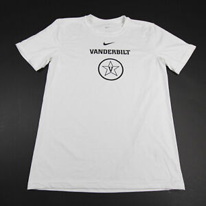 Vanderbilt Commodores Nike Dri-Fit Short Sleeve Shirt Men's White Used