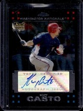 2007 Topps Chrome Kory Casto Rookie Autograph Auto #355 Nationals