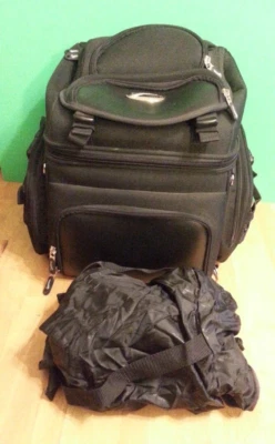 Bolsa de asiento trasero o barra Sissy Saddlemen BR3400 Harley Davidson con cubierta Foto 1 de 4