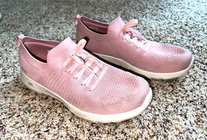 Skechers Go Walk Joy Goga Mat Air Cooled rose pink knit sneakers 10 US 40 EUR - Picture 1 of 11