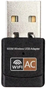 Mini Dual Band 600Mbps USB WiFi WLAN Adapter Netzwerkkarte 2,4/5GHz 802.11 - Bild 1 von 7