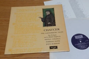 Geoffrey Chaucer Nevill Coghill Norman Davis The Canterbury Tales LP Argo - Bild 1 von 6