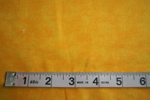 1/2  Yard Yellow Orange Blender Cotton Quilting Fabric  18" X  44" - Picture 1 of 1