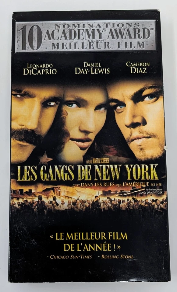 Les Gangs de New York VHS (2002) - NTSC - French - VG (Tested) - Image 1 of 4