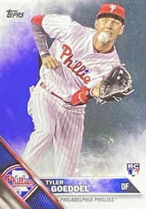 2016 Topps Update Series Rookie #US247 Tyler Goeddel Philadelphia Phillies Card - Picture 1 of 2