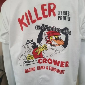 Camiseta de colección GASSER/DRAG/NASCAR/SPRINT/MIDGET RACE KILLER CROWER CAMS - Imagen 1 de 5