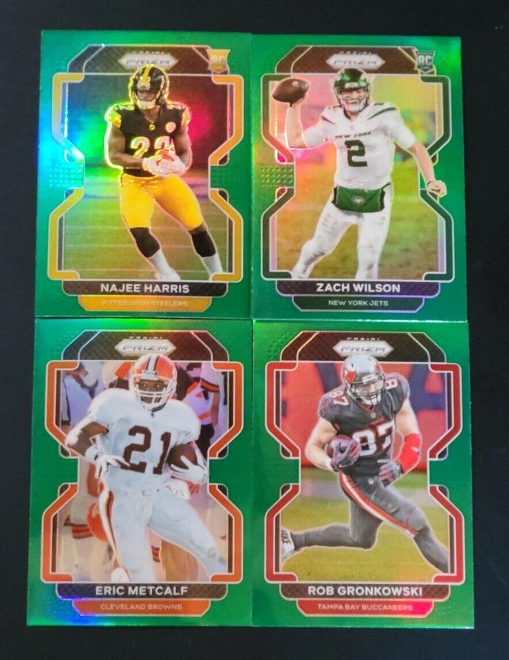 2021 Prizm Football GREEN PRIZMS with Rookies 249-440 You Pick the Card - Image 1 of 1