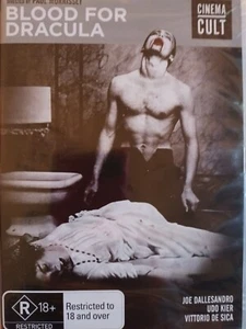 Blood for Dracula - New Sealed All Region DVD - Udo Kier vampire Horror RARE - Picture 1 of 2