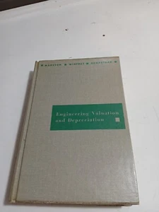 ENGINEERING VALUATION AND DEPRECIATION, by Marston, Winfrey, and Hempstead. 1970 - Imagen 1 de 13