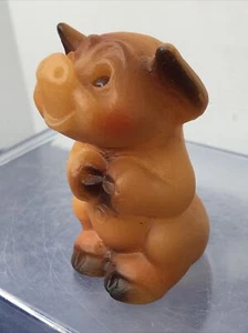 2.5” Vintage DAM Troll Doll Noah’s Ark 1989 Mini Norfin Montague Piggy Pig #R - Picture 1 of 13