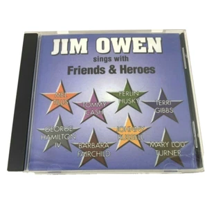 Jim Owen Sings With Friends & Heroes CD Terri Gibbs Tommy Cash Mel Tillis 2003 - Imagen 1 de 4