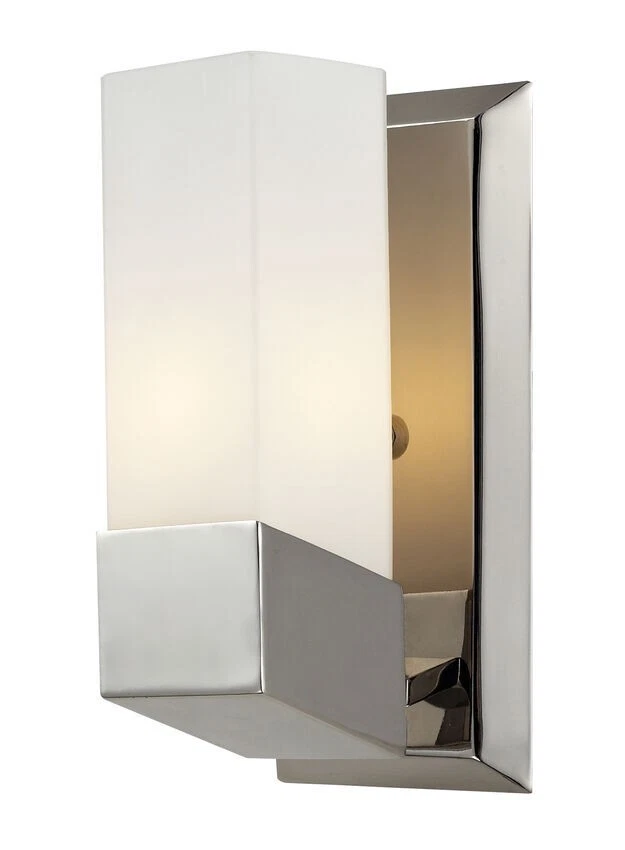 Aplique de pared Z-Lite Zen cromado con vidrio opalino mate Foto 1 de 1