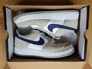 Nike Air Force 1 '07 Men's Size 9.5 Smoke Grey/Midnight Navy. - Picture 1 of 24