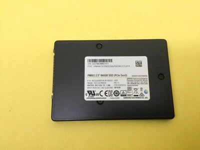 MZ-QLB9600 Samsung PM983 Series 960GB 2.5" PCIe Gen3 SSD MZQLB960HAJR - Image 1 of 3