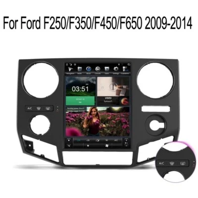 Radio Android Pantalla Vertical GPS Para Ford F150 F250 F350 F450 F550 F650 09~14 Foto 1 de 4
