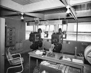 1962 Drive In Movie Projection Booth Film Projectors 8 x 10 Photograph - Picture 1 of 1