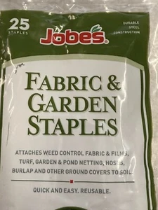 ELIGE CANTIDAD Jobe's 4" x 1" tela y grapas de jardín telas de control de césped y suelo - Imagen 1 de 10