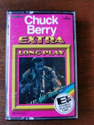 CHUCK BERRY DOUBLE DELUXE AUSTRALIAN CASSETTE TAPE. Extra Long Play. Free Post  - Image 1 of 4