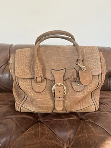 Gucci Crocodile Duffle Bag, Weekender Luggage Carryon Travel Bag 2010 Collection - Picture 1 of 14