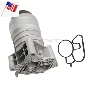 Aluminum Engine Oil Filter Housing For VW AUDI S4 S5 A6 A7 SQ5 06M115401K/E/LCWG - Picture 1 of 14