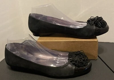 Mocasines sin cordones de gamuza negros CALVIN KLEIN para mujer talla 10M MALINDA Foto 1 de 4