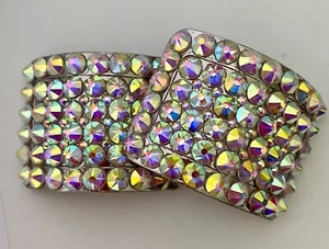 Magníficas hebillas de baile irlandesas de cristal bling brillante. Zapato de plantilla hebilla de zapato pesado - Imagen 1 de 1