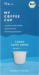 My Coffee Cup Lungo Caffé Crema Bio 10 Kapseln