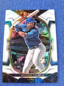 2023 Panini Select BRENNEN DAVIS White Prizm Parallel # 'rd 74/149 Cubs