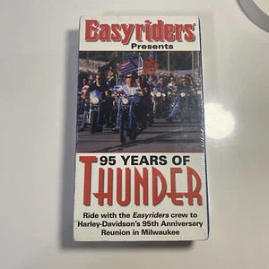 Easyriders Presents 95 Years Of Thunder VHS Tape 1998 Harley Davidson New Sealed - Picture 1 of 5